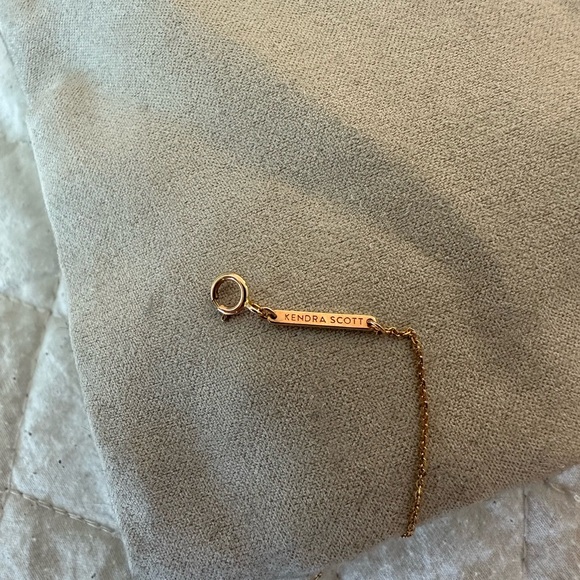 Luxe Kendra Scott sapphire and 14k gold necklace. - Picture 4 of 7